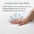 thumbnail image 3 of 10 Inch Extra Firm/Medium Firm Memory Foam Mattress Queen Size with Tencel Cover, Infused with Green Tea Gel, CertiPUR-US Certified, Fiberglass-Free, 3 of 8