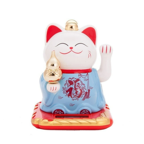 Solar Powered Bobblehead Toy Figure Nohohon, Lucky Cat 066 Walmart