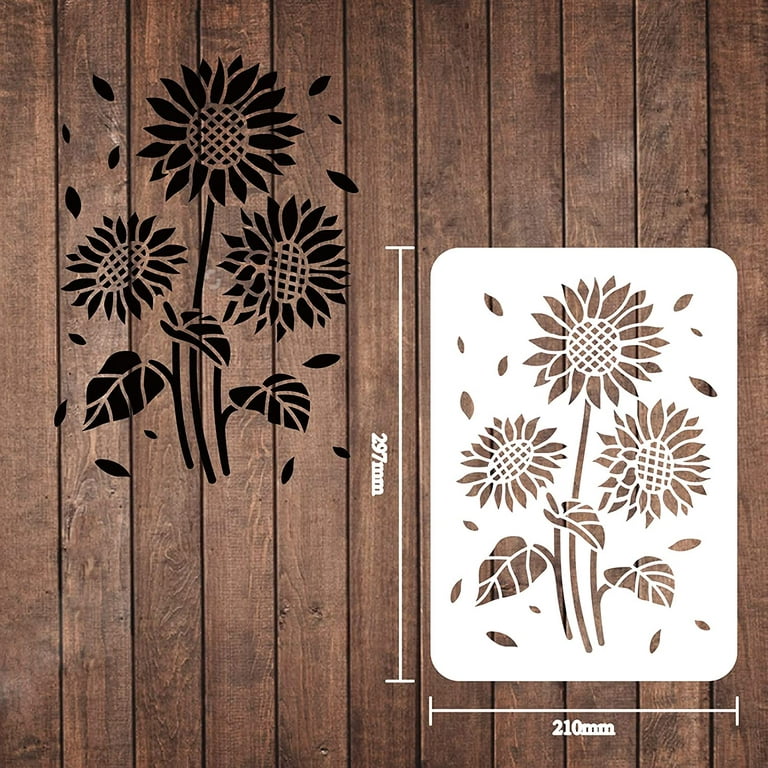 Small 6x8 Adhesive Stencils in Fall Designs, 6 pack - 889092933850