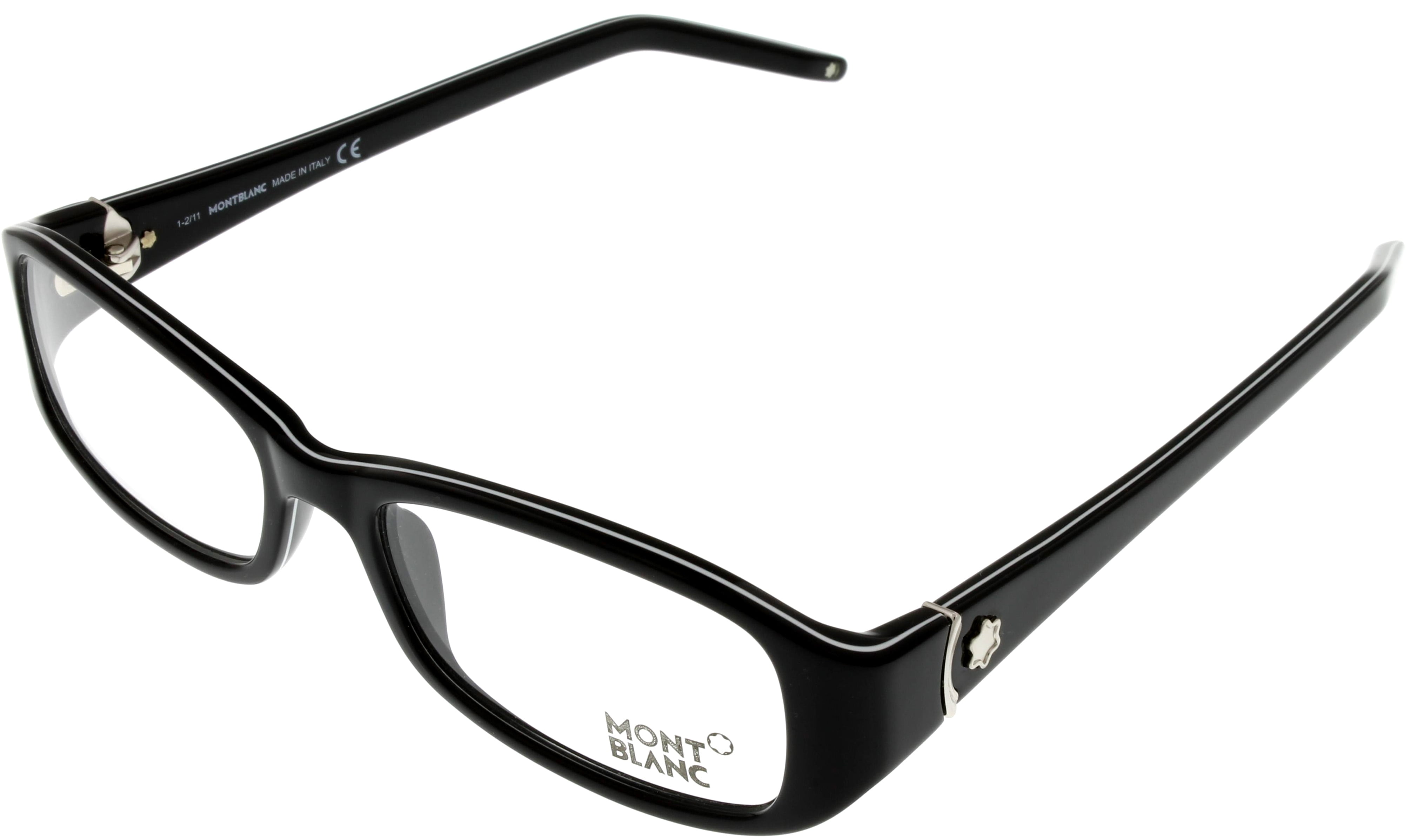 Mont Blanc Men Optical Frame Semi Rimless Silver Eyewear