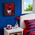 thumbnail image 2 of Marvel Spider-Man Kids' Light-Up Wall Art, 11" x 15", 2 of 6