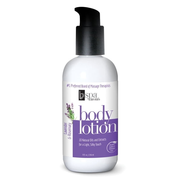 BV Spa by Bon Vital' Moisturizing Body Lotion, Lavender Rosemary