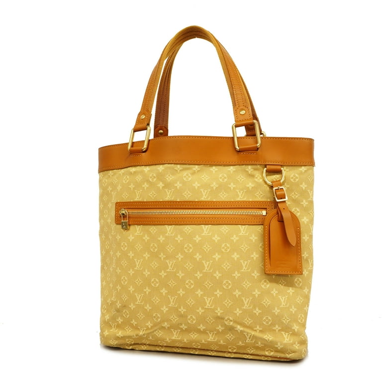 Authenticated Used LOUIS VUITTON Shoulder Bag Monogram Mini Lucille M92683  Yellow Ladies Canvas 