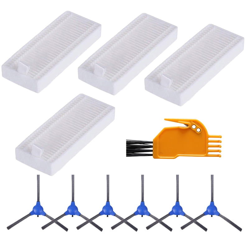 Side Cleaning Brush Filter Replace Set For Coredy R300 Vacuum Cleaner Parts 