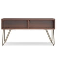 thumbnail image 4 of Simpli Home Hunter Solid Wood Lift Top Coffee Table in Umber Brown and Gold, 4 of 14