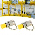 thumbnail image 5 of 2Pcs Hydraulic Test Adapter High Pressure Hose Fitting Measuring Point Coupling Tool(1/4inM16 x 2 ), 5 of 5