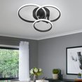 thumbnail image 4 of ADISUN Modern Led Ceiling Lights Circle Rings Flush Mount Ceiling Lamps Dimmable with Remote Control Chandelier Lighting Fixtures for Foyer Living Room Bedroom Dining Room Kitchen Office, 4 of 6