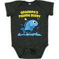 thumbnail image 3 of Inktastic Grandpa's Fishing Buddy (blue) Boys or Girls Baby Bodysuit, 3 of 5