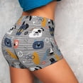 thumbnail image 4 of Naloa Dog Biker Shorts for Women Seamless Scrunch Short Women’s Yoga Shorts for Gym Running Sport Shorts - Large, 4 of 9