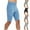 Blue, variant on Men Athletic Yoga Shorts Summer Running Elastic Waist Tight Short Pants Sports Casual Comfy Stretch Solid Color Bike Shorts