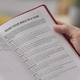 thumbnail image 4 of Nkjv, Compact Center-Column Reference Bible, Gray Leathersoft, Red Letter, Comfort Print, (Hardcover), 4 of 9