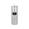 2XL Stainless Stand Waste Receptacle Cylindrical 5gal Stainless Steel L65