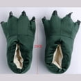 thumbnail image 5 of Funny Bear Paw Slippers Adult Monster Dino slippers for toddler Boys dinosaur slippers for Kids Adults Dark Green EU 35-44, 5 of 6