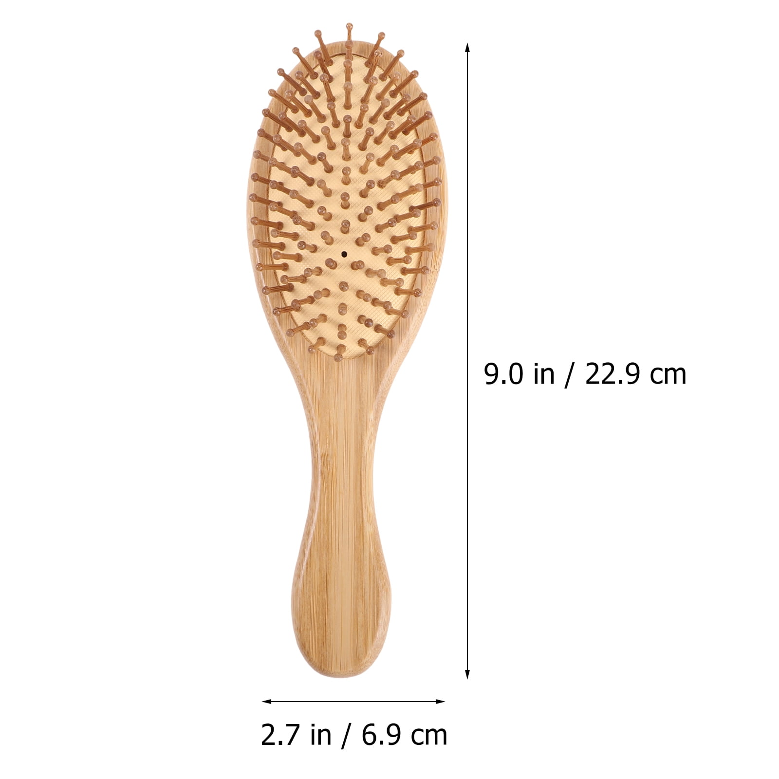 NUOLUX Brush Hair Combpaddle Wooden Detanglingwood Hairbrush Head Curly Detangler Bristles Hairdressing Bristlebrushes Frizz