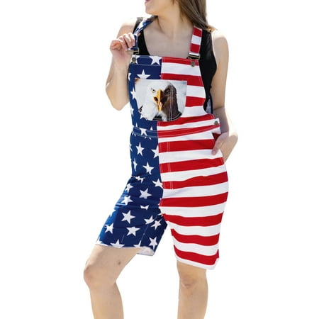 

Ma&Baby Mens Womens Adults Independence Day Jumpsuit One-piece