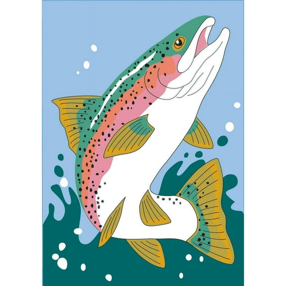 Jozie B 793 Trout Flag, Large