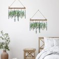 thumbnail image 5 of Decoración de baño Decoración para colgar en la pared de eucalipto falso - Hojas de eucalipto falsas Greening Farmhouse Rústico para colgar en la pared Boda, dormitorio, cocina, guardería, 11 Feliz Sencillez, 5 of 5