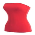 thumbnail image 1 of CHUANK Haut Bandeau Long Tube Basique Uni Extensible en Coton pour Femmes, Lot de 2, 1 of 5