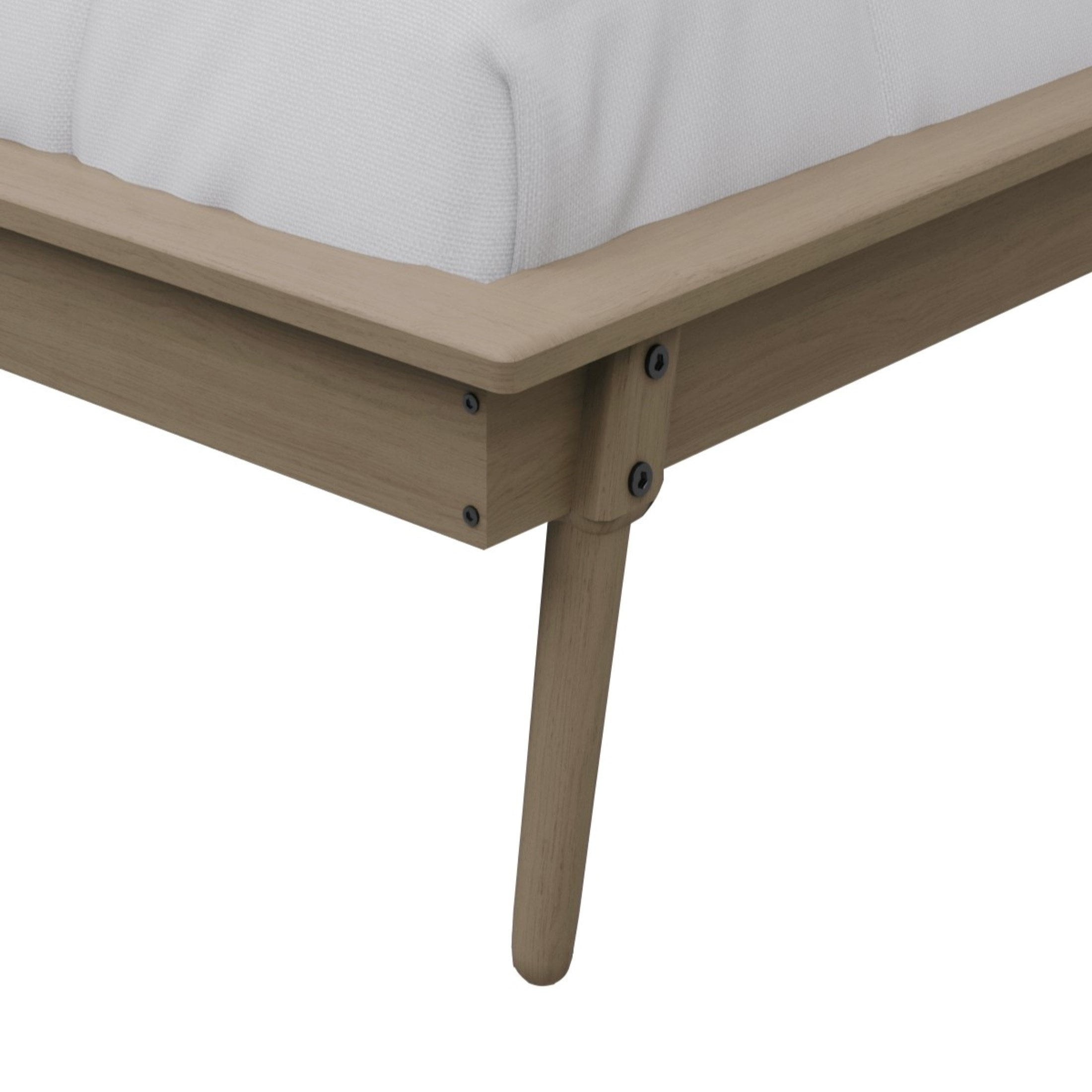 Castle Place Vintage Spindle Twin Size Wooden Daybed, Antique Gray