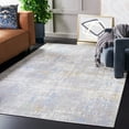 thumbnail image 3 of SAFAVIEH Bayside Bernadette Abstract Polyester Machine Washable Area Rug, Gray/Ivory Blue, 8' x 10', 3 of 13