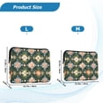 thumbnail image 4 of FORMRS 13-13.3 inch Laptop Sleeve Case Soft Carrying Quilted Computer Bag Cover, Pink Geometric Flowers, 4 of 7