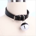 thumbnail image 1 of Accesorios bidimensionales sobre los calcetines hasta la rodilla collar de campana grande anillo de cuello de cuero sexy estilo de sirvienta sexy negro（4 piezas） ZefeiWu 9024715032300, 1 of 1