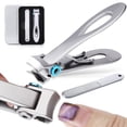 thumbnail image 3 of Lieonvis Nail Clippers 15mm Wide Jaw Opening Toenail Clippers for Seniors Thick Toenails/Ingrown Toenail Treatment Heavy Duty Fingernail Clipper for Manicure Pedicure Men & Women Big, 3 of 10