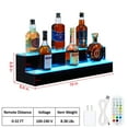 thumbnail image 2 of LED Liquor Shelf with Remote & App Control, Home Bar Display Wine Rack, Features Music Sync Mode and Timer, No Assembly Needed, for Home or Commercial Use, 2 of 7