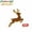 1 Pack(5.9inch), variant on 7 Pack Christmas Wall Lamps Set, 5inch Wood Reindeer Backlit Hanging Light with Warm LED for Bedroom Living Room Hallway Mantel Indoor Xmas Holiday Home Decoration Gift