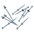 thumbnail image 3 of 100 Pcs Vis Métalliques Auto-Perçantes Tête Hexagonale 6.3mm avec Joint de Rondelle EPDM, 3 of 10