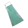 thumbnail image 3 of Delantal Delantal sin mangas ajustable de PVC Impermeable a prueba de aceite Babero de cocina Accesorio de cocina, Verde Jumpingount HA003456-02, 3 of 6