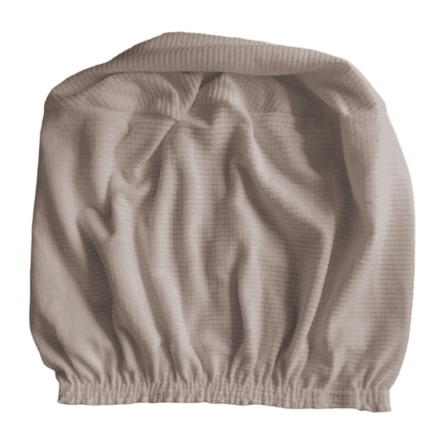 DOLITY Housse de Pouf Douce pour Chambre Salon Repose-Pieds Pouf Café Clair