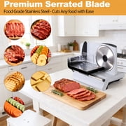 SuperDeal 7.5 Blade 150W Electric Commercial Household Meat Slicer Artifact Deli Food Bread Fruits