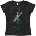 thumbnail image 3 of Inktastic Mardi Gras Crayfish Artsy Women's T-Shirt, 3 of 5