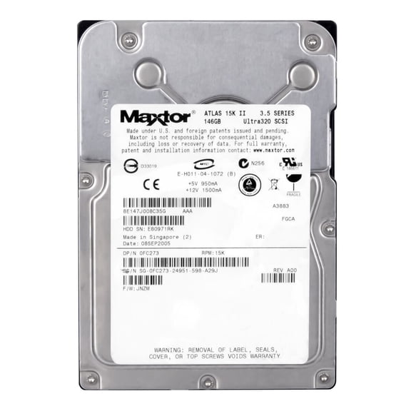 U320 0FC273 hard disk 80pin SCSI 146GB 16MB 3.5inches replace ATLAS disco