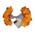 thumbnail image 2 of LED Maple Leaf Light String Fabric Lantern Thanksgiving Autumn Harvest Christmas Holiday Decorative Lights, 2 of 5