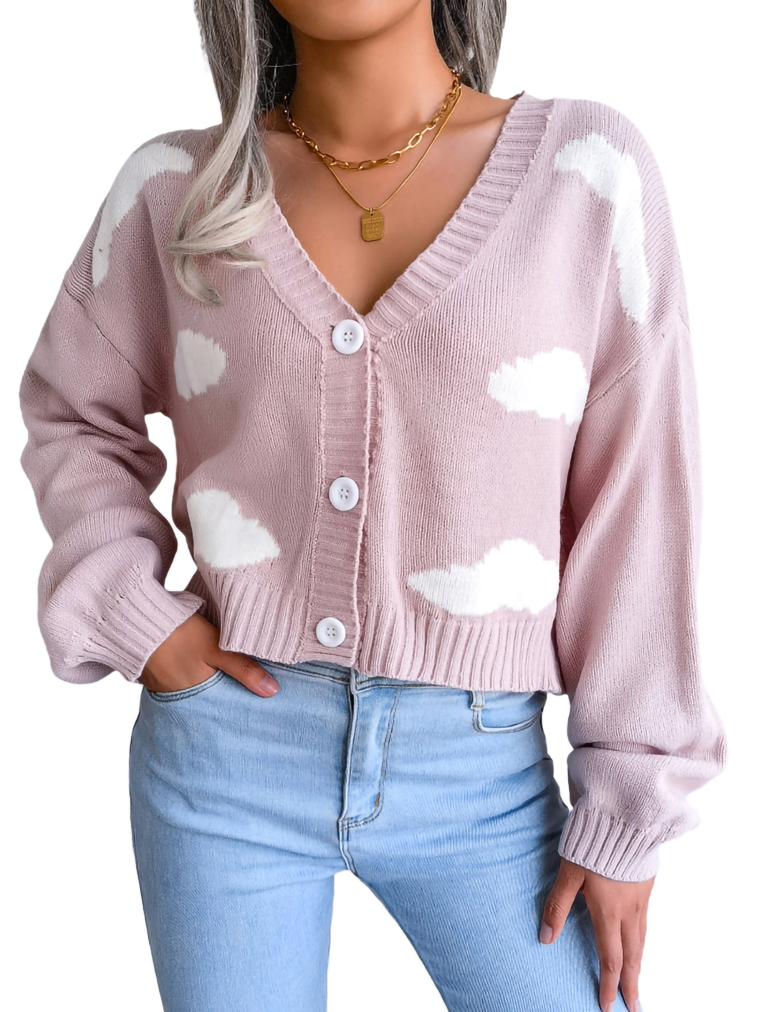 Classic Sweater Knit Cardigan - Walmart 