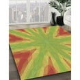 thumbnail image 3 of Ahgly Company Machine Washable Indoor Rectangle Transitional Green Area Rugs, 8' x 12', 3 of 7