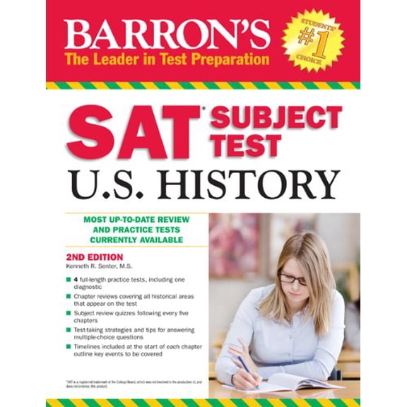 Pre-Owned Barron's SAT Subject Test in U.S. History, 9781438003115, 1438003110, Paperback, Second edition