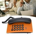 thumbnail image 4 of Corded Phone, Double Magnetic Handset Mute Function Incoming Ringer Pause Function Landline Telephone  for Home for Hotel for Office Red,,Blue,Orange,Rose Red, 4 of 7