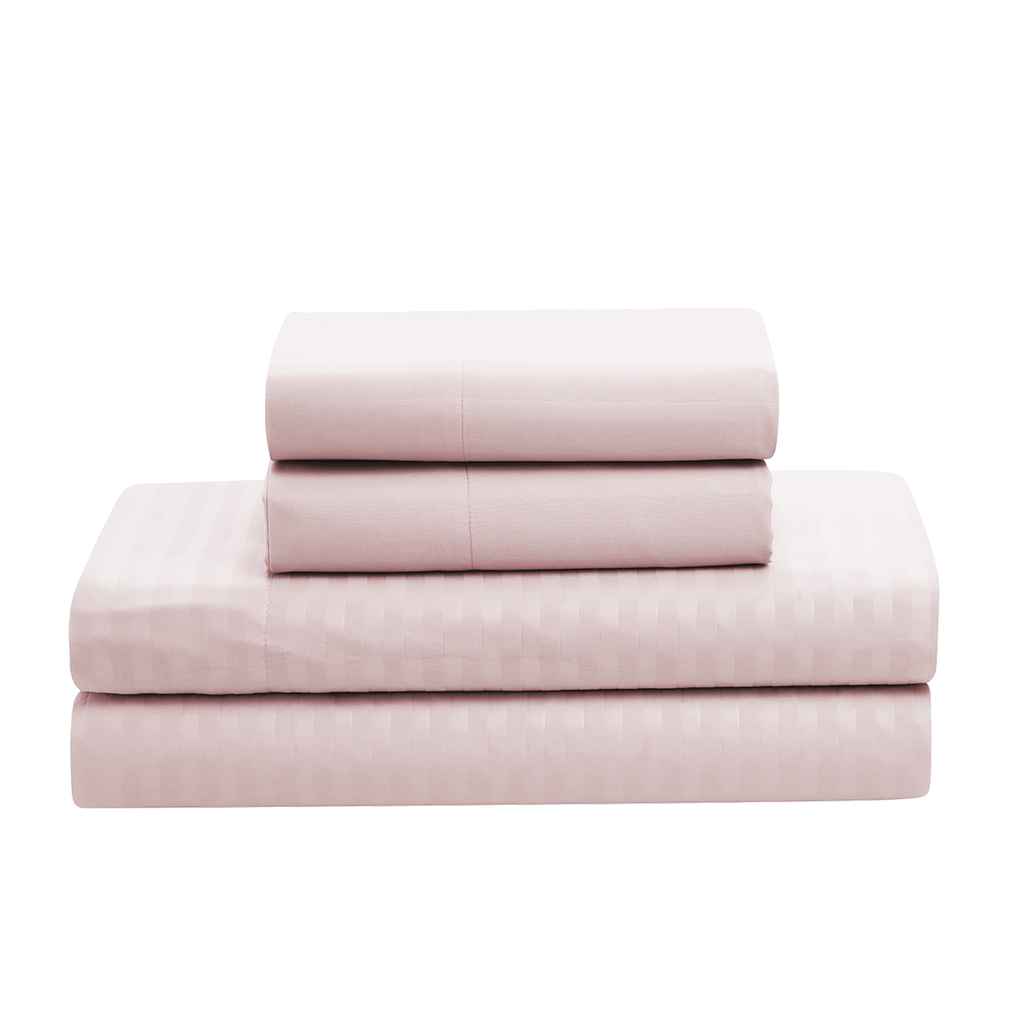Sweet Home Collection Pale Pink 8 Piece Bed in a Bag Comforter Set with Sheets, Queen