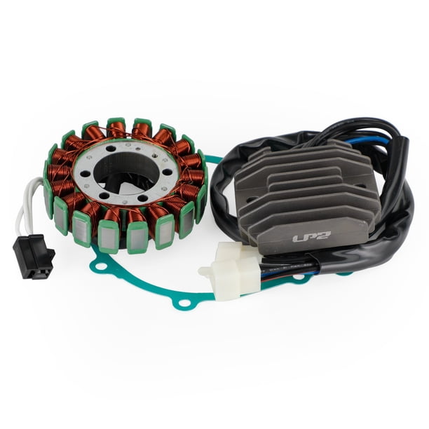 Estator magnético + rectificador de voltaje + junta para Kawasaki ZX 600 636 ZX6R ZX6RR 05-06