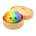 thumbnail image 2 of Giant Dumplings Squishies, Cute Squishies Stress Relief Toy, Hand‑Pinching Sensory Squeeze Toy with Steamer Storage Box, Safe TPR Fidget Vent Toy Novelty Gift for Kids and Adults, 2 of 6