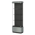 thumbnail image 2 of Waddell 514-BB-ELM Quantum 42 x 44 x 12 in. Lighted Wall Case, Black Textured Laminate Back - Elm, 2 of 7