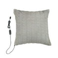 thumbnail image 6 of Fasiaou USB Heated Body Pillow Case - Heating Lumbar Pillow Cover for Back Pain Relief Super Soft Velvet Warmer Heating Pillow for Cramp Abdomen Neck Back and Leg (18×18 Inch), 6 of 6