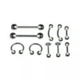 thumbnail image 1 of HOOUN 10 Pcs/ensemble Cloche Acrylique Transparente pour Sourcils, Ventre, Langue, Perçage, 1 of 5