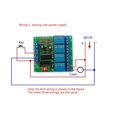 thumbnail image 2 of Fugacal Module de Relais Module de Relais K64-A-12V 4CH Sensibilité Réglable Haut / Bas Niveau Déclencheur Auto-Verrouillage Interrupteur, Relais 4CH, 2 of 8