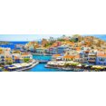 thumbnail image 2 of Agios Nikolaos and Lake Voulismeni on the island of Crete, Greece, 1000pc Panoramic Puzzle, 2 of 2