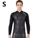 thumbnail image 4 of Wosthever Trajes de neopreno Traje de buceo dividido Traje de neopreno para hombres y mujeres Pantalones largos de manga larga Transpirable Deportes acuáticos Hombre/Negro S, 4 of 6