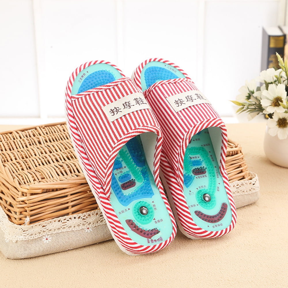 Willstar 1Pair Foot Massage Slippers Health Shoe Reflexology